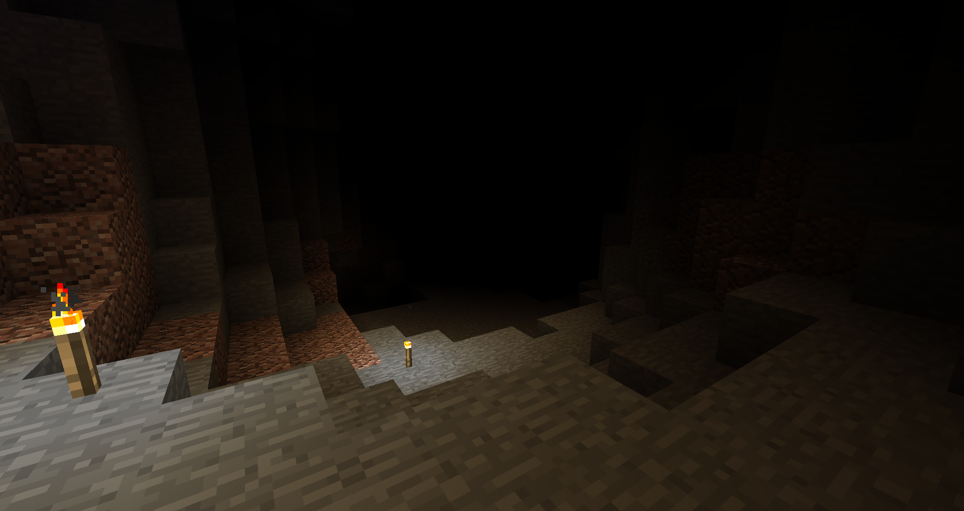 Hardcore Darkness в пещере