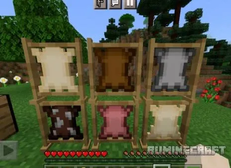 Мод EX Leather для Minecraft PE (Bedrock) 1.17