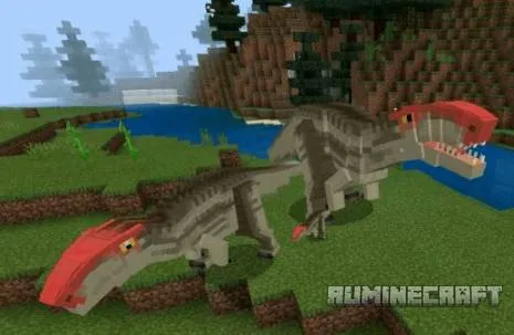 Мод Dinosaurs of Kem Kem для Minecraft PE (Bedrock) 1.16