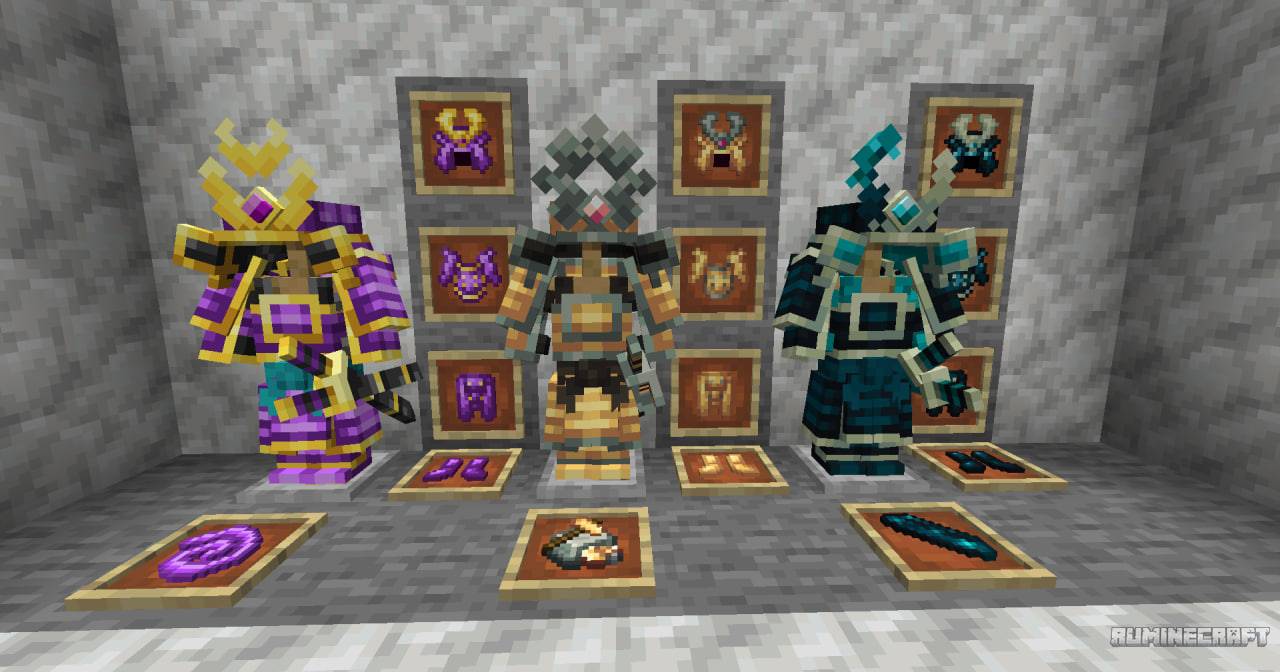 Мод Epic Samurais для Minecraft 1.20.1 / 1.19.2