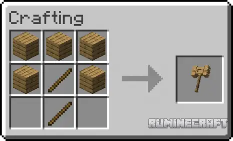 Крафт деревянного молота