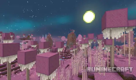 Розовый биом