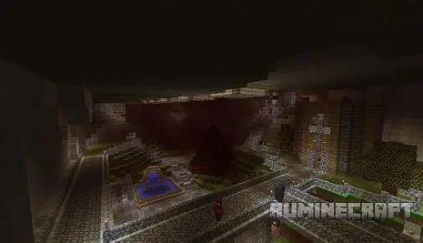 Подземелье с модом Mantle