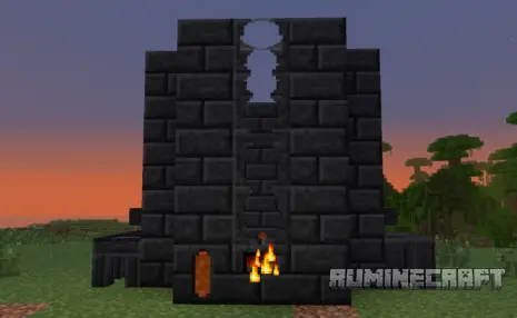 Постройка с модом Mantle