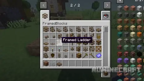 Все предметы из мода FramedBlocks