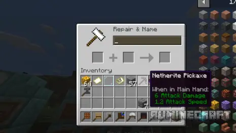 Процесс действия предмета из мода Crafting on a stick