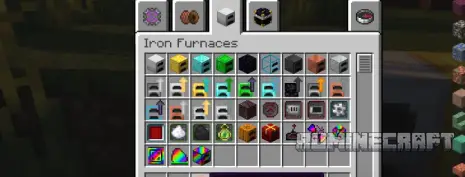 Все предметы из мода Iron Furnaces