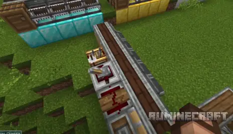 Панель управления механизма из мода Create Slice Dice