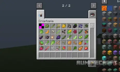 Фрукты и овощи из мода Croptopia