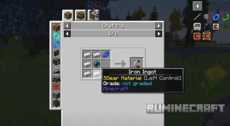 Крафт на магнит из мода Simple Magnets