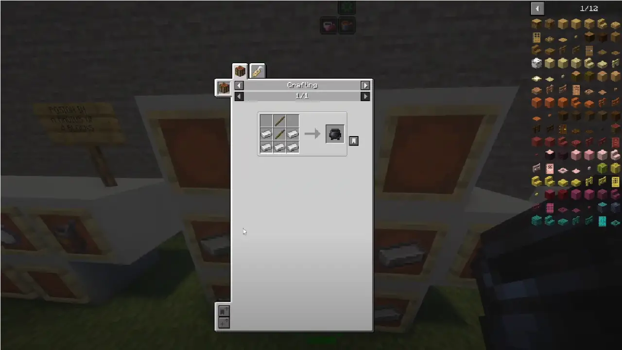 Крафт на чан для варки из мода HerbalBrews