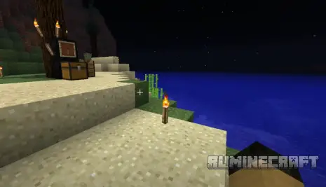 Факел с модом Realistic Torches