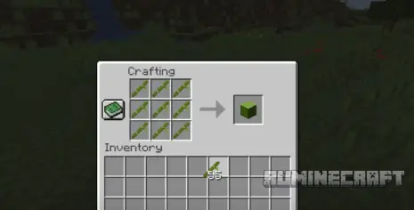 Крафт на бамбуковый блок из мода Bamboo Everything