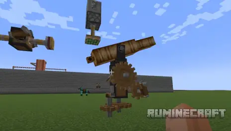 Пушка из мода Create Big Cannons