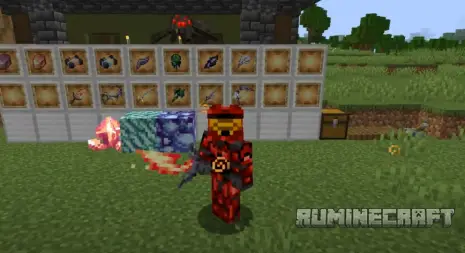 Красный меч из мода Celestisynth