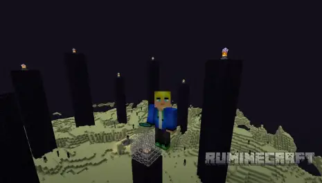 Башни в новом биоме из мода Nullscape