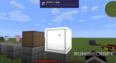 Механизм с работающей лампой из мода Project Red