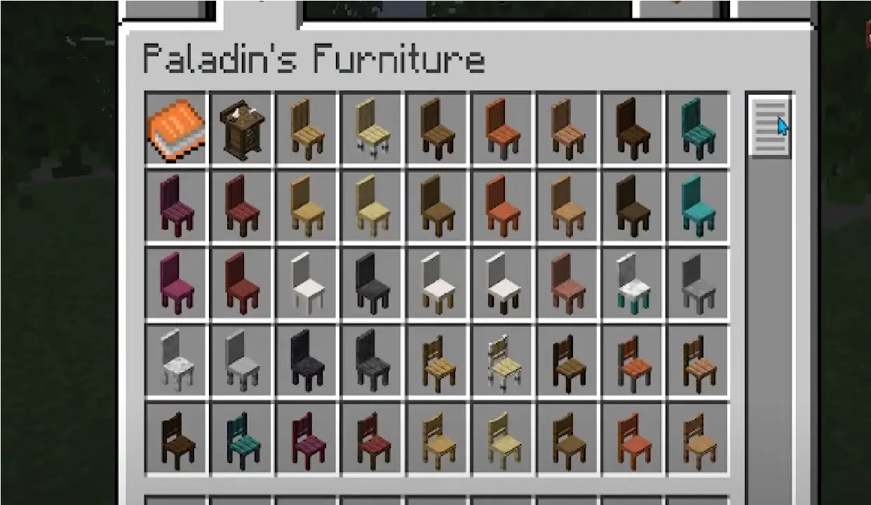 Все виды стульев из мода Paladins Furniture