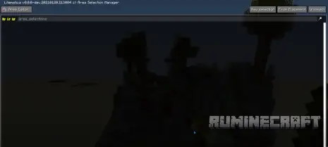 Окно для сохранения построек из мода Litematica