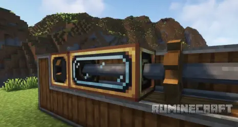 Блоки из мода Create Crystal Clear в механизме