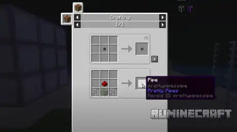 Крафт на трубки из мода Pretty Pipes Fluids