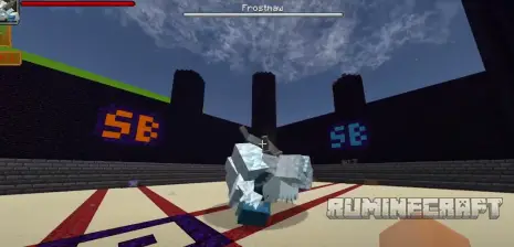 Белый моб из мода DawnCraft Mobs