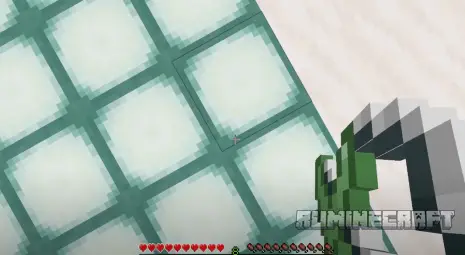 Процесс запуска рогатки для прыжка из мода Useful Slime