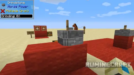 Механизм для перемолки пшеницы из мода Horse Power