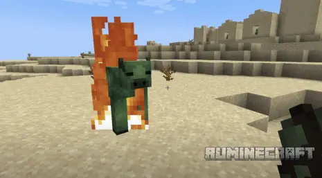 Корова-зомби из мода NoCubes Zombie Mobs