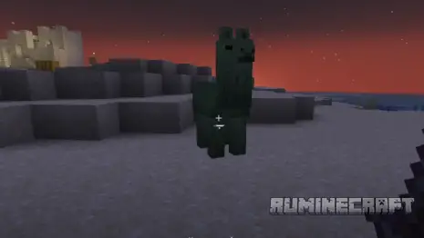 Лама-зомби из мода NoCubes Zombie Mobs