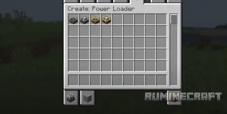 Предметы из мода Create Power Loader