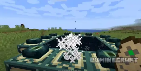 Процесс открытия портала из мода Dimensional Dungeons