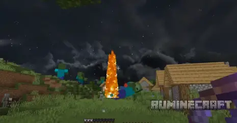 Процесс боя против огромного зомби из мода Giant Spawn