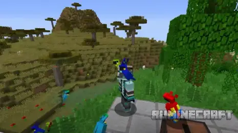 Танцующие попугаи из мода Party Parrots на персонаже