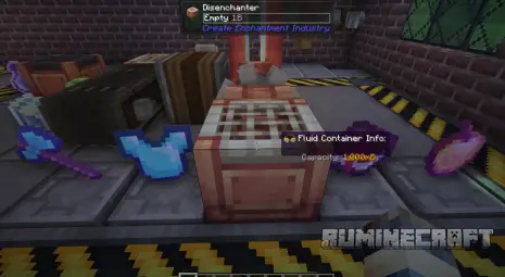 Расколдующий блок из мода Create Enchantment Industry