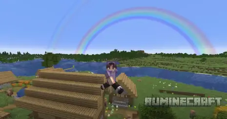 Яркая радуга из мода Rainbows