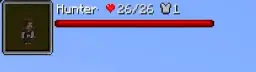 Плашка здоровья моба из мода HuntersReturn