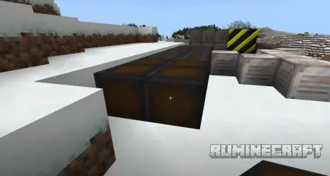 Процесс постройки структуры с блоками из мода Factory Blocks