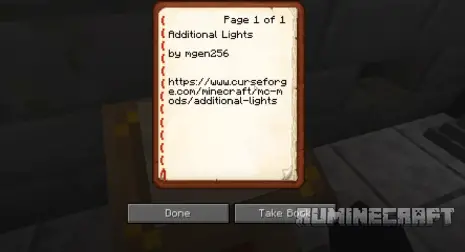 Книга из мода Additional Lights