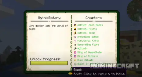 Книга из мода MythicBotany