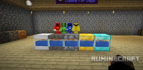 Все виды блоков из мода CobbleForDays