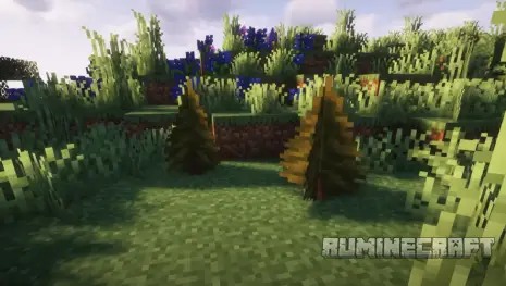 Новые растения в биоме из мода Meadow