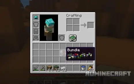 Возможность помещения предметов в сверток из мода StackablePotionsс