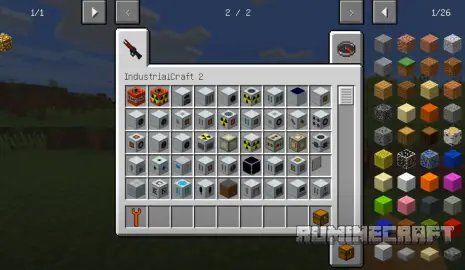 Блоки из мода Industrial Craft 2
