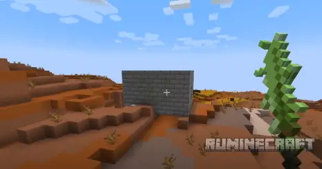 Новое зеленое копье из мода MC Dungeons Weapons