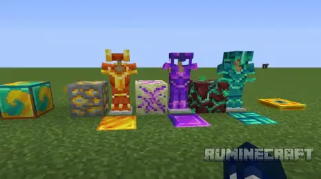 Новые виды брони из мода Allthemodium