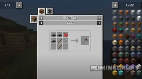 Крафт на новый топор из мода Marbleds Meleesс