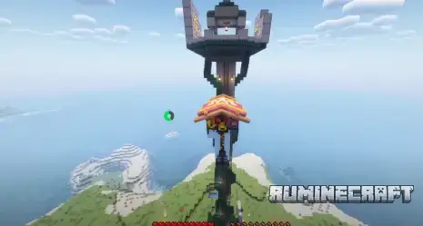 Процесс полета на параплане из мода Paraglider with Double Stamina от третьего лица