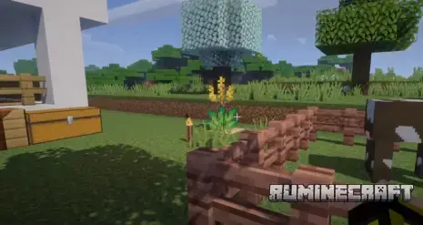 Новый эффект пламени от факела из мода Healing Campfire