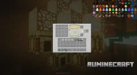 Меню блоков с модом Expanded Equivalence